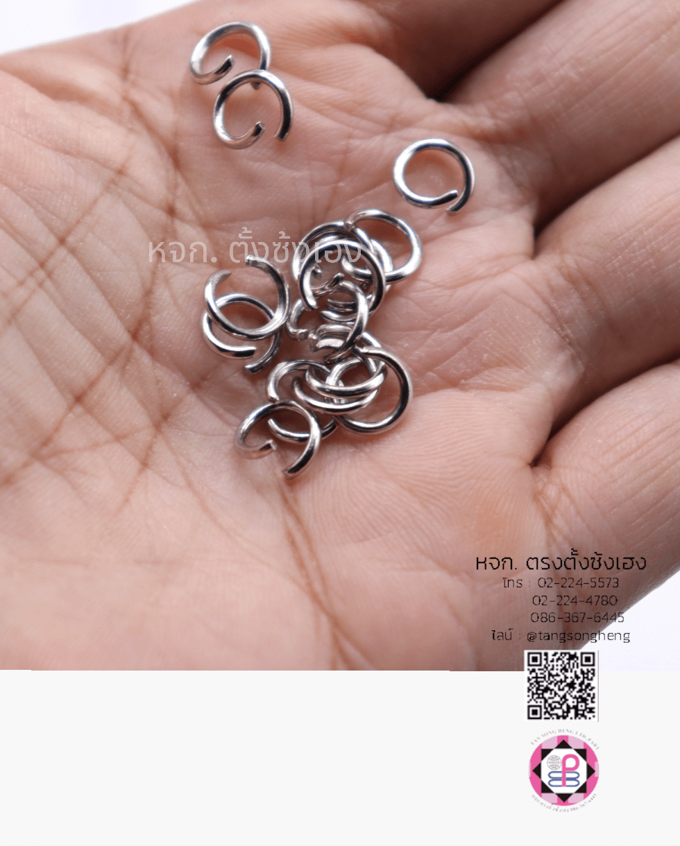 jumpring, conector ring for jewelry, stainless steel round connector, split ring