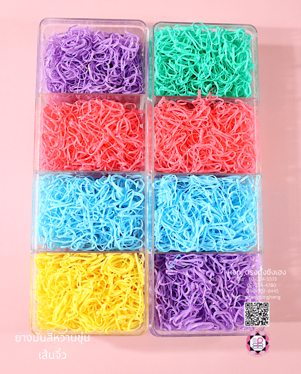 hair tie, silicone rubber band, elastic rubber band, hair accessorie, rubber headband