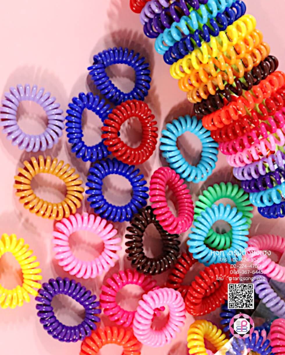 ยางรัดผมสายโทรศัพท์, ยางรัดผม, ยางมัดผม, ยางยืด, ยางรัดผมเด็ก, ยางไม่กินผม, ยางรัดผมน่ารัก, ยางรัดผมแฟชั่น, เครื่องประดับ, ยางรัดผม DIY
