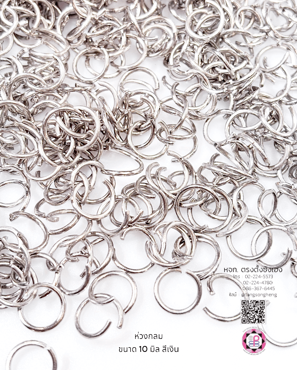 jumpring, conector ring for jewelry, stainless steel round connector, split ring