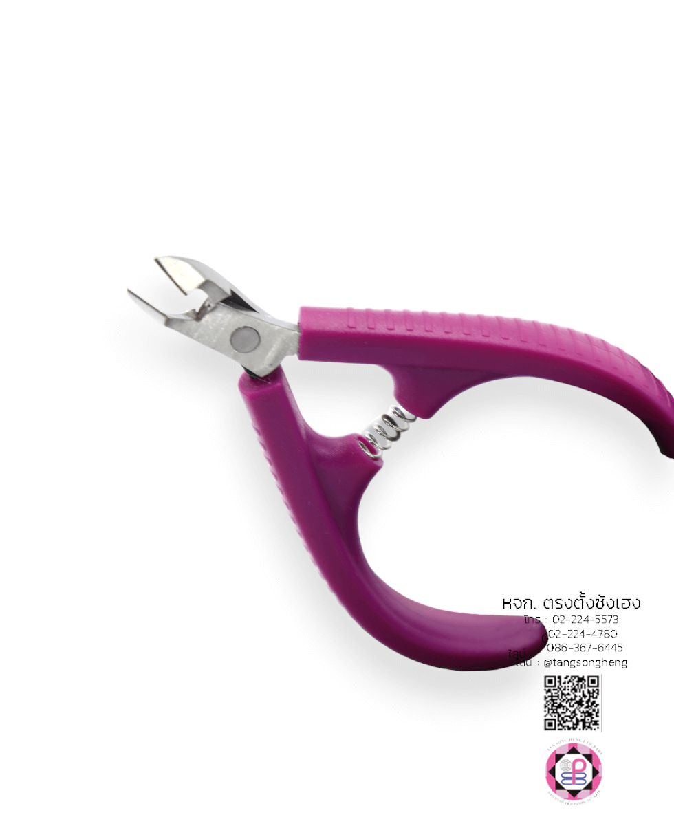 กรรไกรตัดหนัง WEIYIMEI ด้ามชมพู