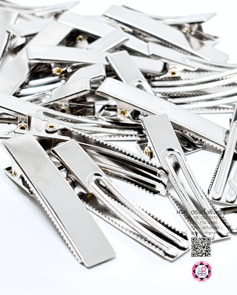 barrette for diy accessories, double prong hair clip, hair clip, hair pin duck bill, alligator clip, crocodile hair clip, hair bow,  rectangle hair clip, metal hair clip, hair pin material DIY, nurse hair clip, student hair clip, women and girl hair accessories