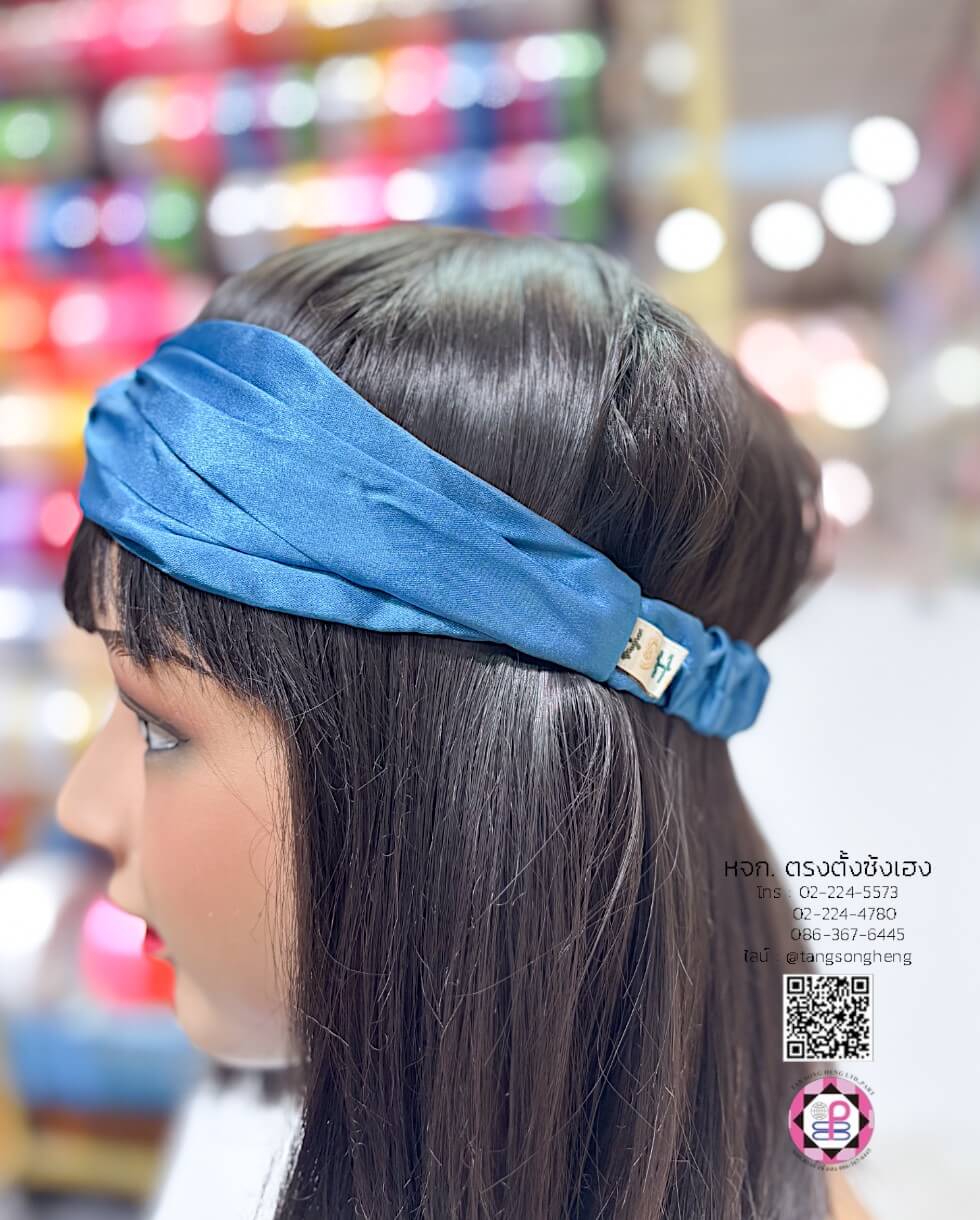 ผ้าคาดผมผ้าซาติน