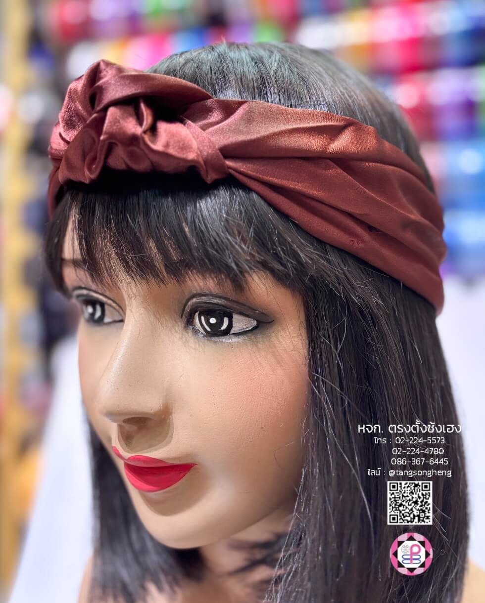 ผ้าคาดผมผ้าซาติน