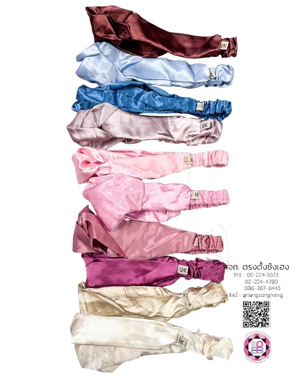 ผ้าคาดผมผ้าซาติน