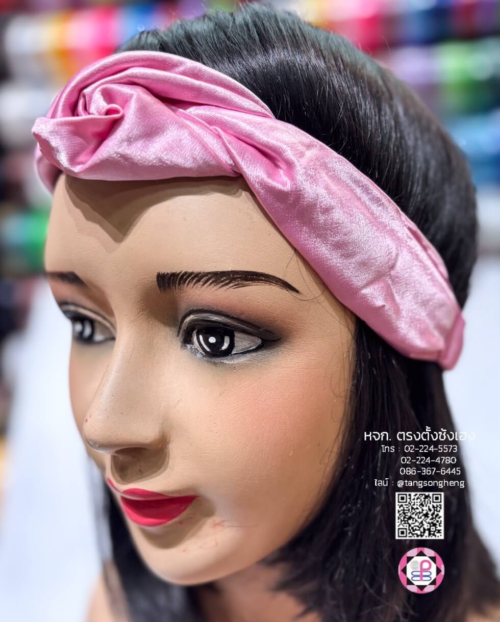 ผ้าคาดผมผ้าซาติน