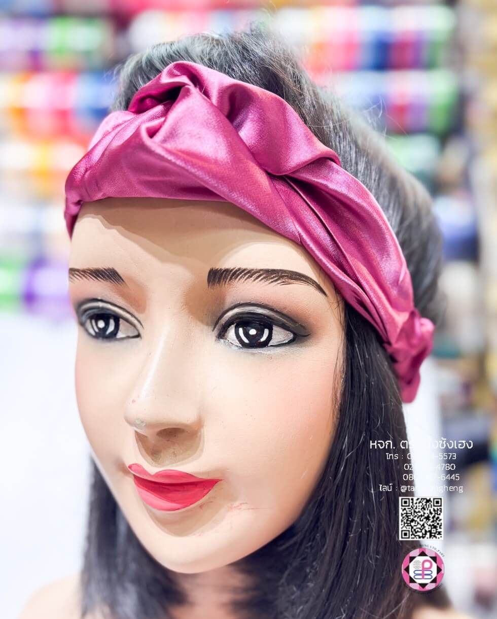 ผ้าคาดผมผ้าซาติน