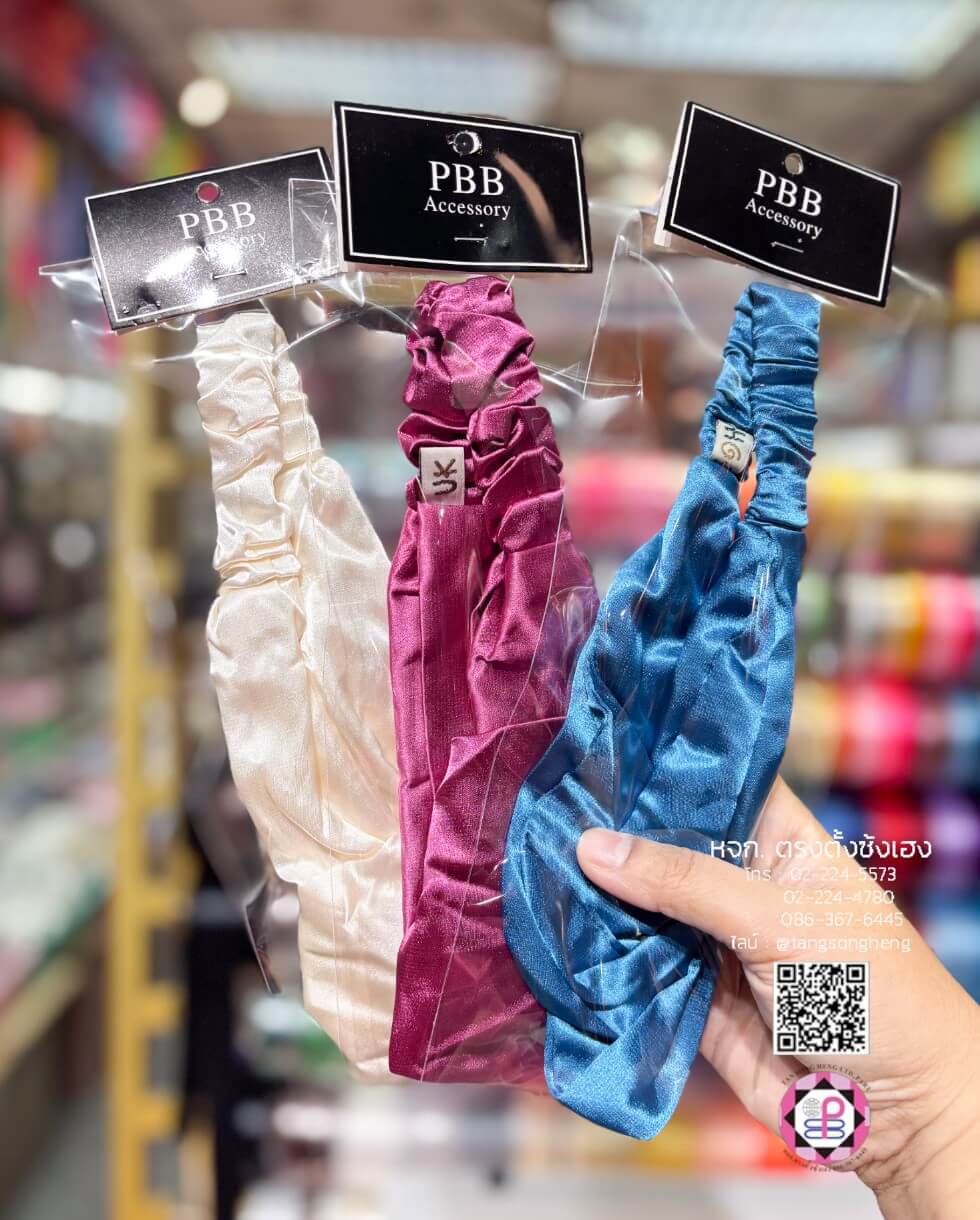 ผ้าคาดผมผ้าซาติน