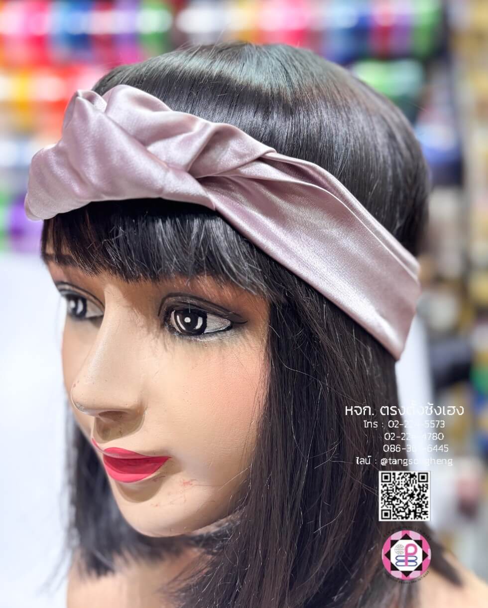 ผ้าคาดผมผ้าซาติน