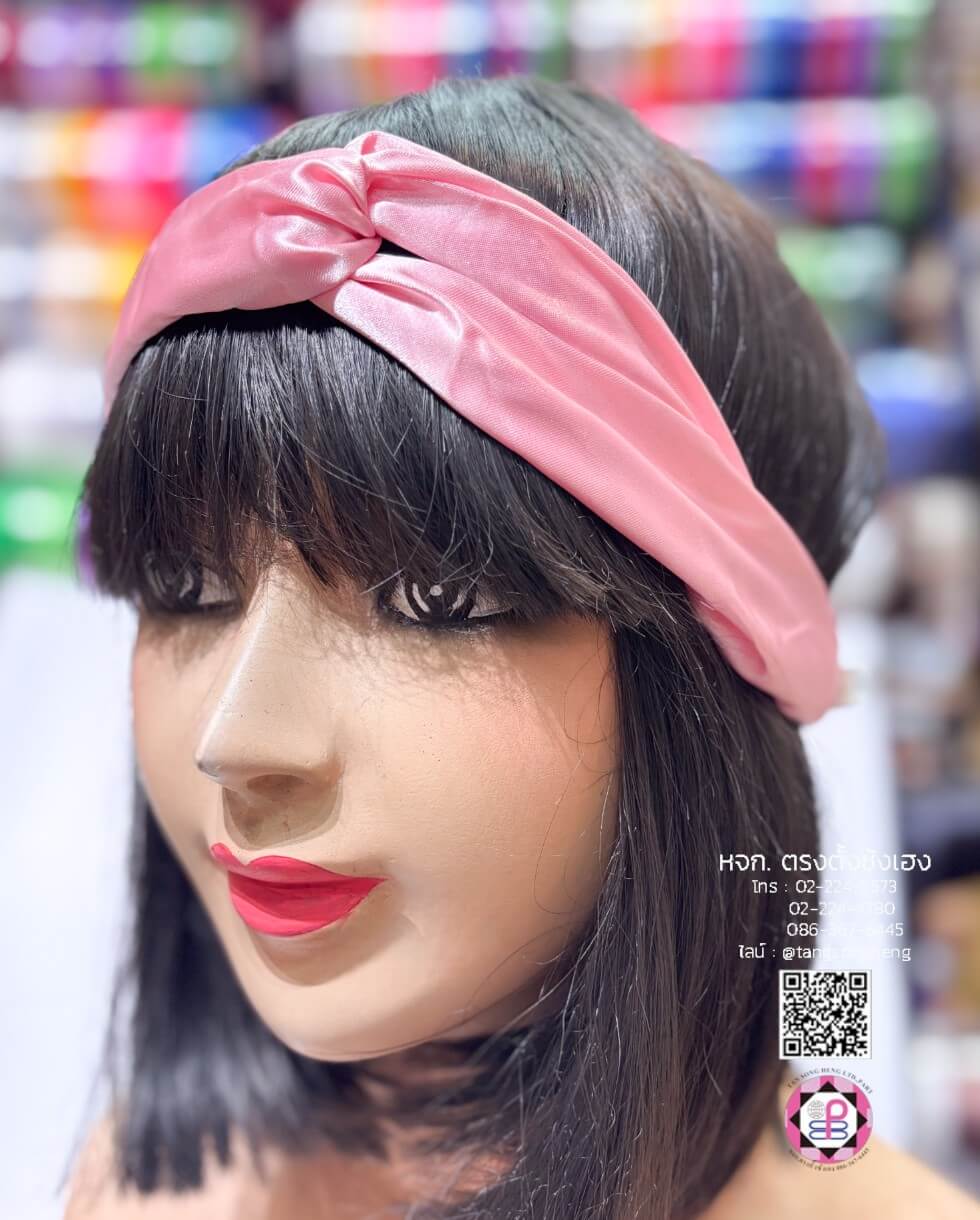 ผ้าคาดผมผ้าซาติน