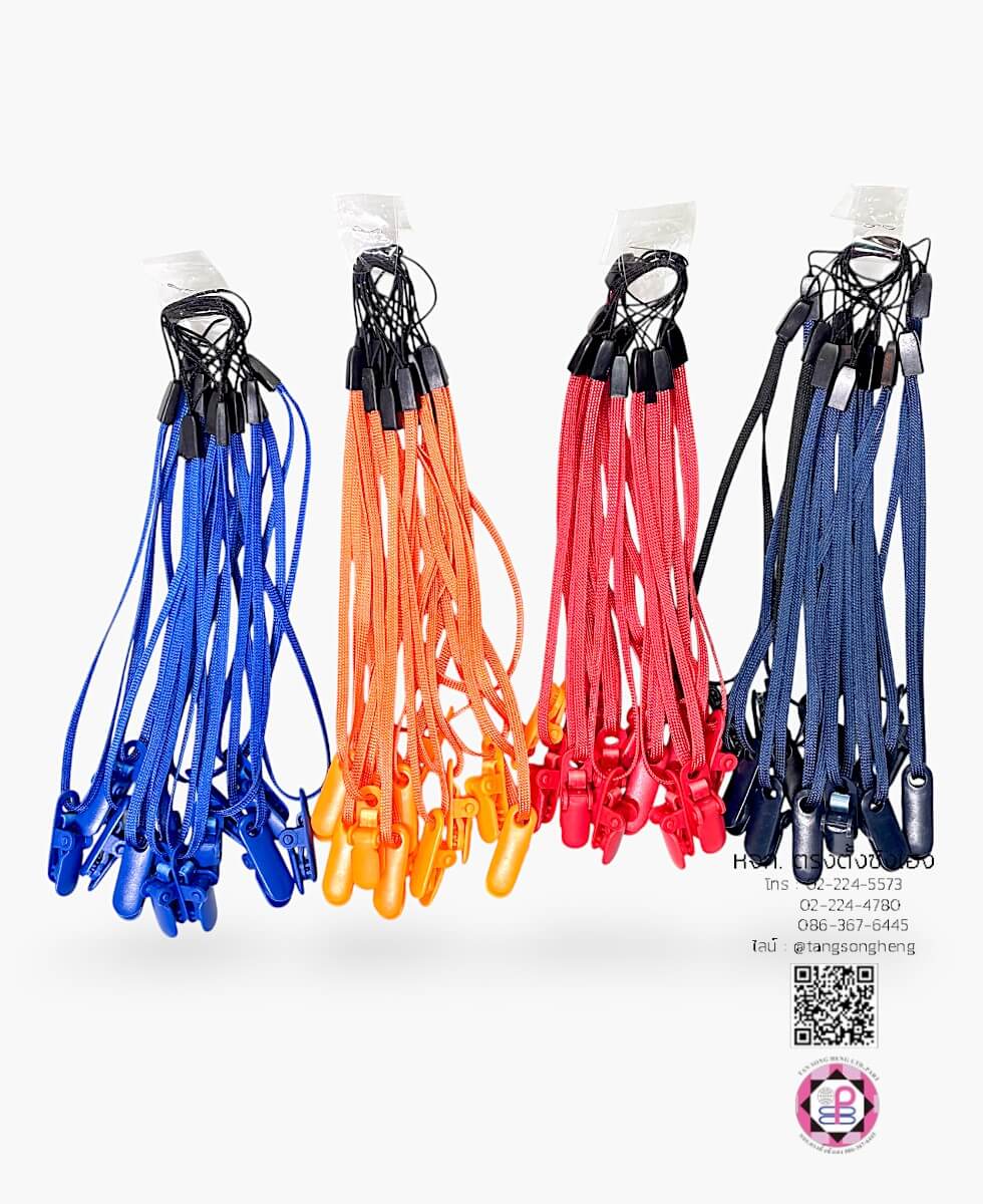 สายคล้องคอ, สายคล้องมือ, สายคล้องคอบัตร