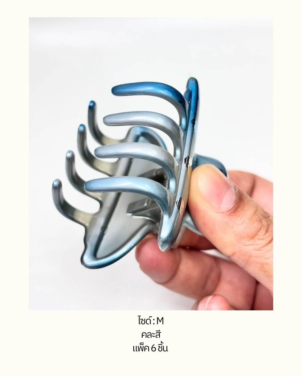 #HairStyling MetallicClawClip #Y2KFashion #ChromeAccessories