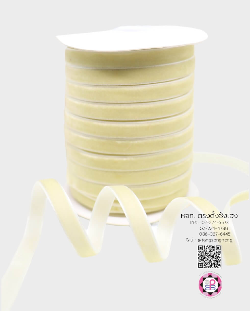 ริบบิ้นกำมะหยี่, เชือกกำมะหยี่, ริบบิ้นผูกของขวัญ, ริบบิ้นตกแต่งสถานที่, ริบบิ้นทำโช๊คเกอร์