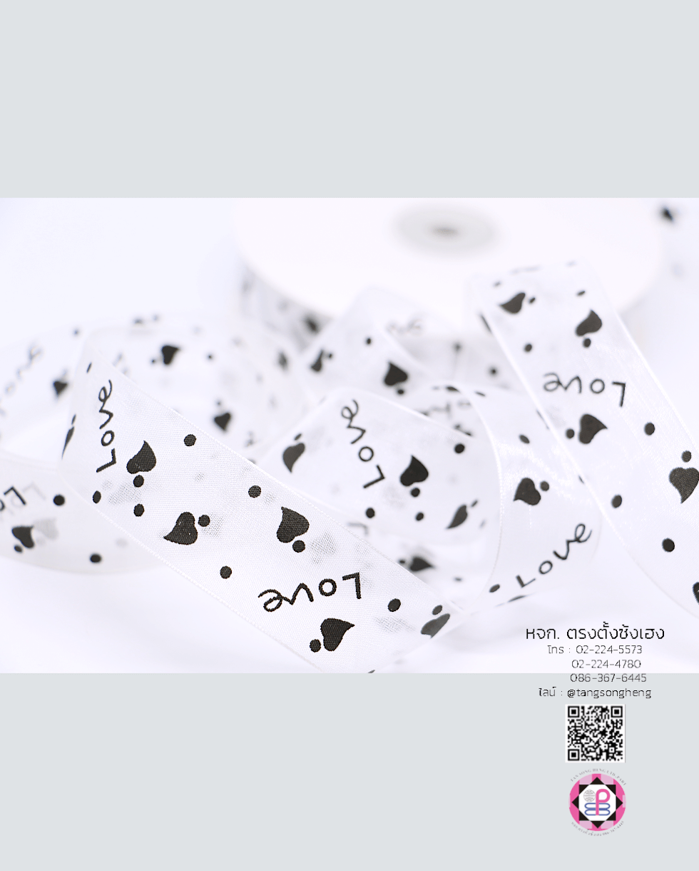 ริบบิ้นผ้าแก้ว, ริบบิ้นผ้าชีฟอง, ริบบิ้นผ้าเนื้อบาง, ริบบิ้นทำโบว์, ริบบิ้นผูกกล่องของขวัญ, ผูกช่อดอกไม้, ผูกกระเช้า, โบว์พยาบาล, โบว์นักเรียน, ริบบิ้นแต่งงาน