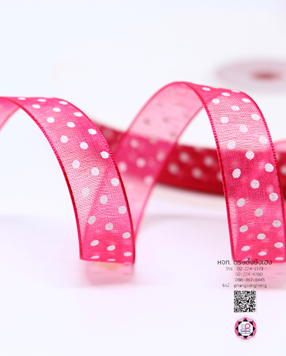 ริบบิ้นผ้าแก้ว, ริบบิ้นผ้าชีฟอง, ริบบิ้นผ้าเนื้อบาง, ริบบิ้นทำโบว์, ริบบิ้นผูกกล่องของขวัญ, ผูกช่อดอกไม้, ผูกกระเช้า, โบว์พยาบาล, โบว์นักเรียน, ริบบิ้นแต่งงาน