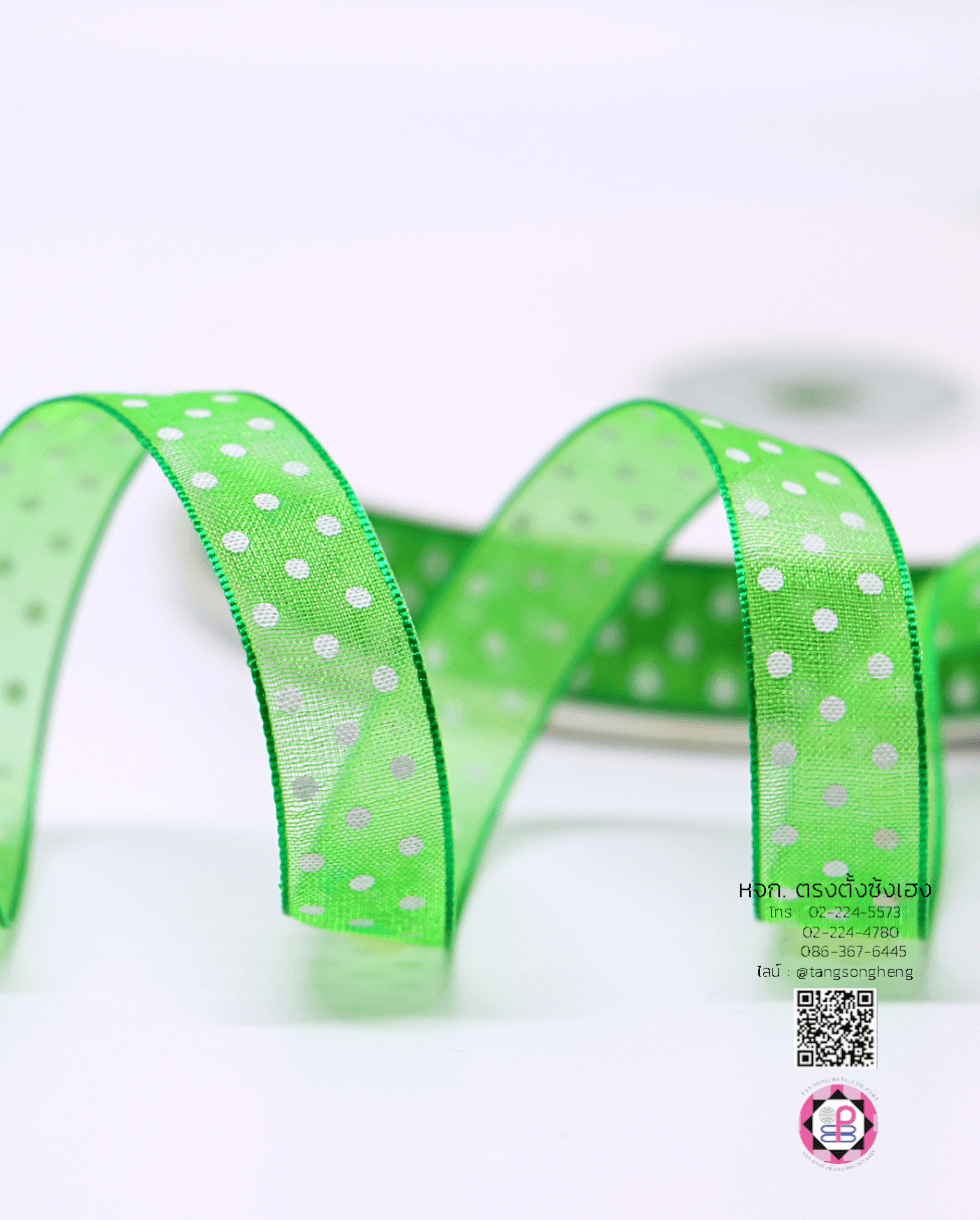 ริบบิ้นผ้าแก้ว, ริบบิ้นผ้าชีฟอง, ริบบิ้นผ้าเนื้อบาง, ริบบิ้นทำโบว์, ริบบิ้นผูกกล่องของขวัญ, ผูกช่อดอกไม้, ผูกกระเช้า, โบว์พยาบาล, โบว์นักเรียน, ริบบิ้นแต่งงาน